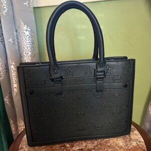 Aldo Black Faux Leather Purse with Heart Design | Valentine’s Ready